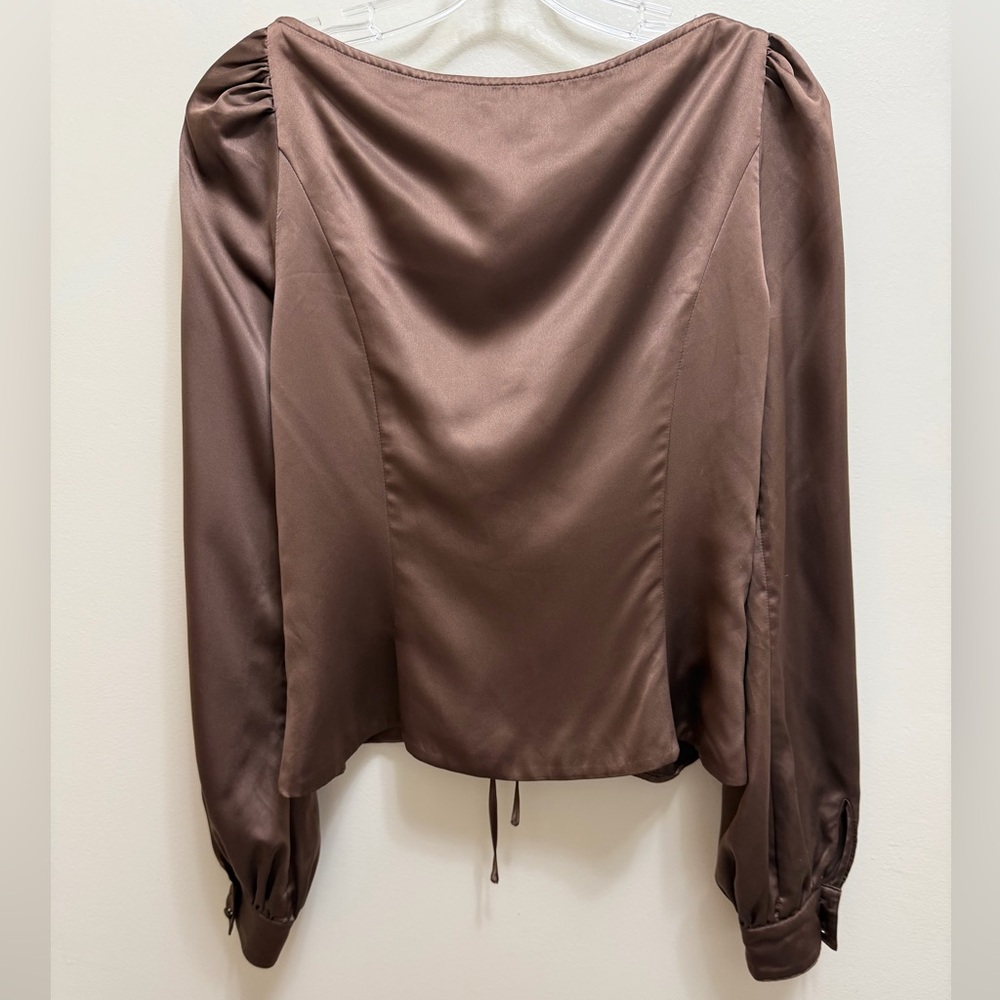 Majorelle Waldorf Top in Chocolate Brown Size M - Picture 3 of 8